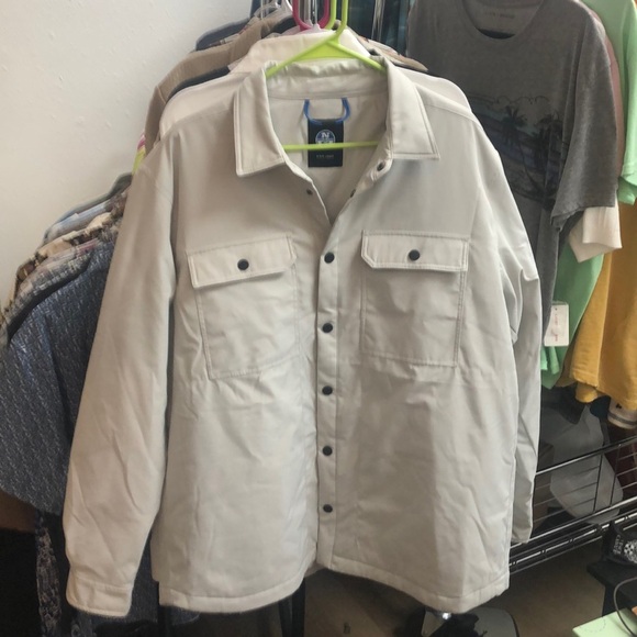North Sails Gray Violet Lightweight Overshirt - Picture 1 of 6